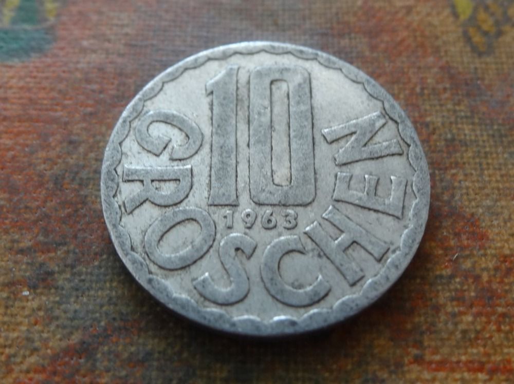 Tutti le monete: AUTRICHE  10  Groschen  1963 – Usato da Romanel-sur-Lausanne venduto da Swift13