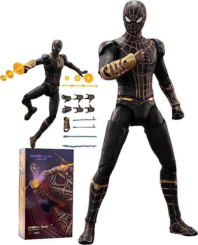 Figuren: ZD Toys Actionfigur Black Spiderman – Neu und originalverpackt aus Olten von SunsetRainman