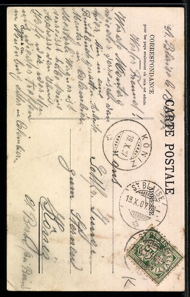 Cartoline postali: AK St. Blaise, Route de la Gare – Usato da Berlin venduto da bartko-reher 1