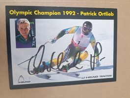 Patrick Ortlieb - handsignierte alte Autogrammkarte