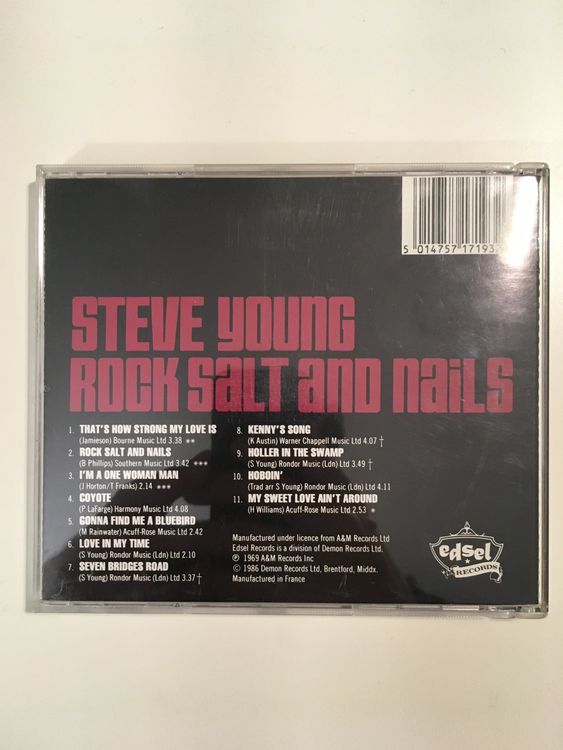 Steve Young Rock Salt And Nails CD Kaufen auf Ricardo