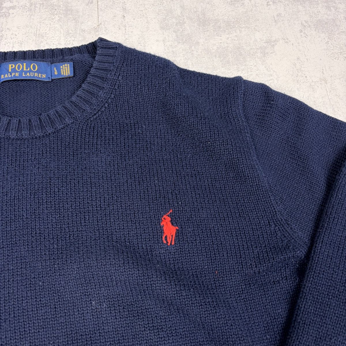 Polo Ralph Lauren Maglioni & Felpe: Pull en maille Polo Ralph Lauren bleu marine - Taille L – Nuovo (secondo la descrizione) da Neuchâtel venduto da aliceguins 2