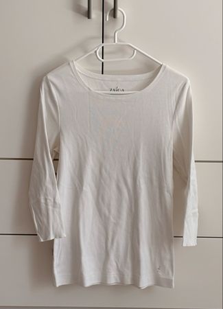 ZAIDA Damen Langarmshirt weiss Grösse S/M neuwertig