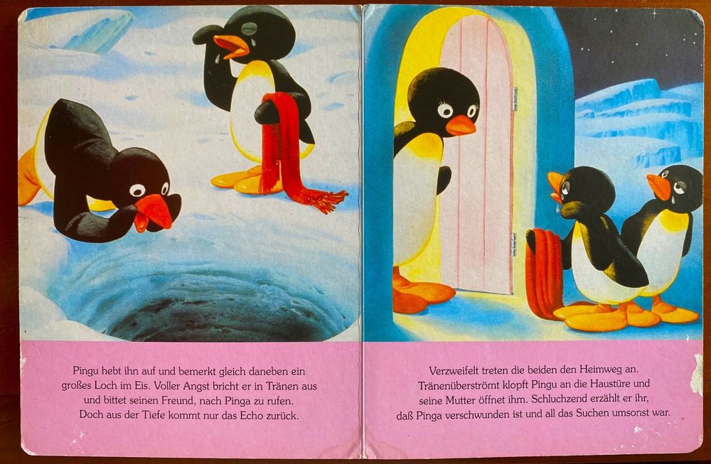 Pingu - Pinga geht verloren 1991 SRG Buch - vintage und rar (Gebraucht ...