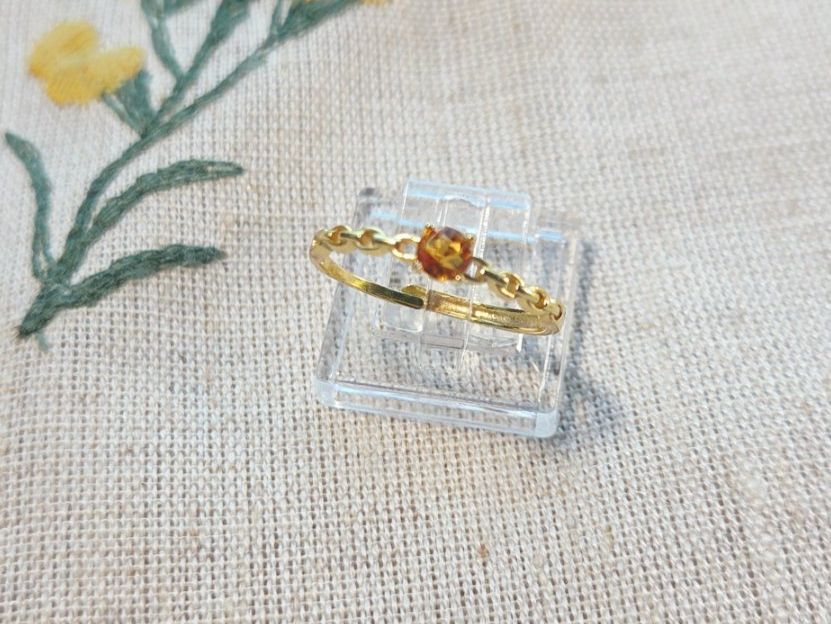 Anelli: NEW - S925 Citrine Ring (Adjustable) – Nuovo (secondo la descrizione) da Zürich venduto da cin_wcf6