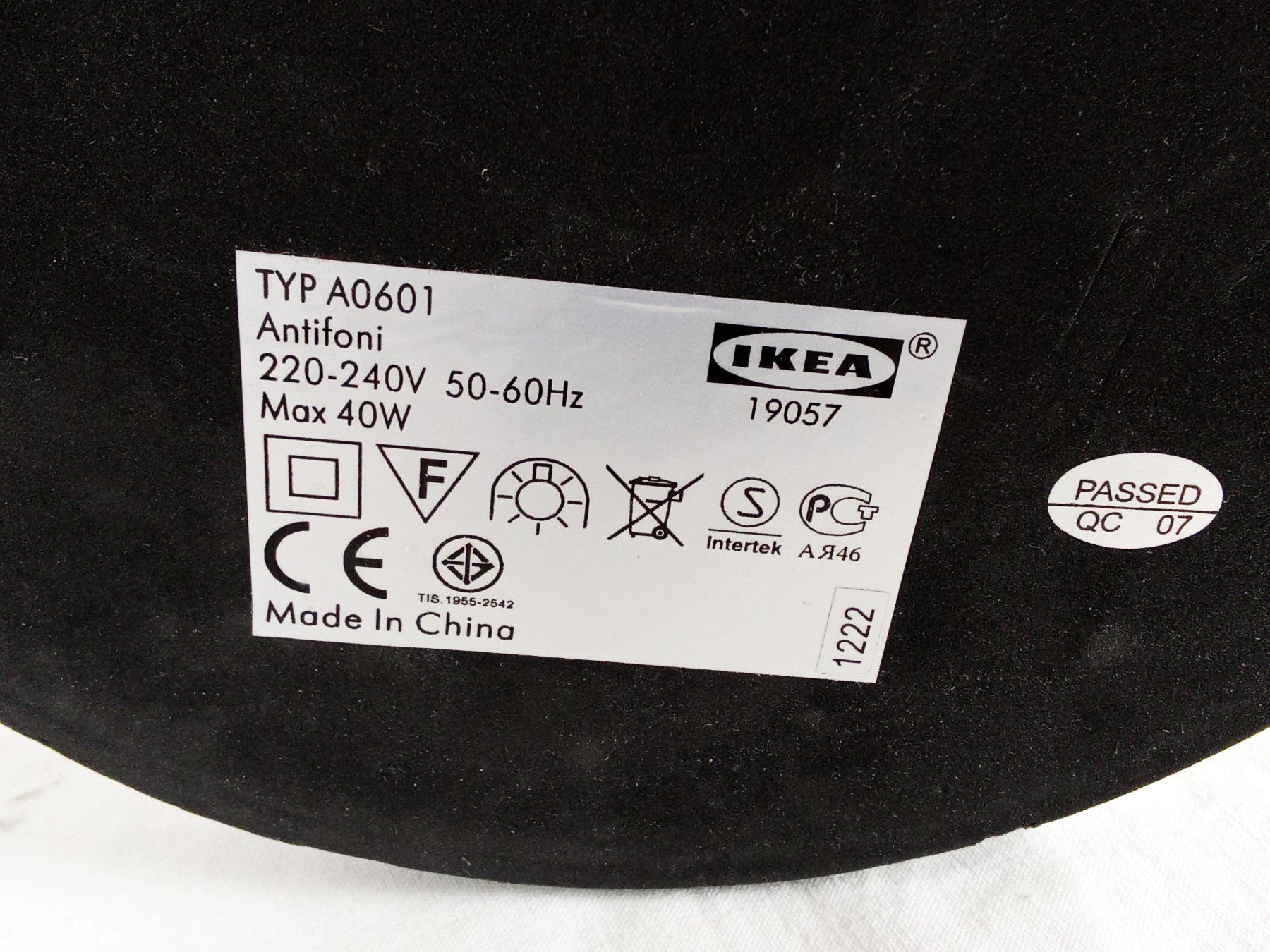 Ikea Lampade: IKEA ANTIFONI Tischlampe schwarz – Usato da Pratteln venduto da Restwert_Pratteln 5