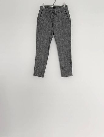 Karohose Hose Stoffhose tailliert Gr. S Baumwolle