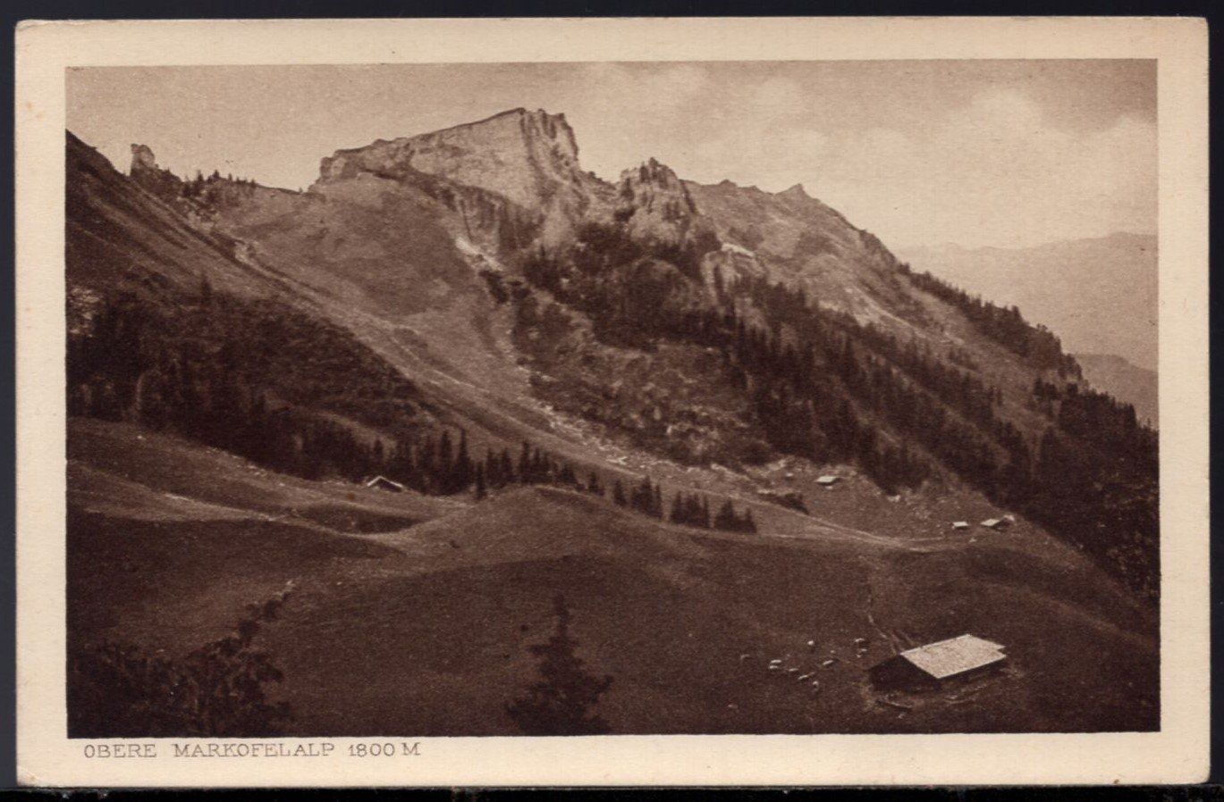 Cartoline postali: Obere Markofelalp  1800m – Usato da Aarau venduto da kufi44