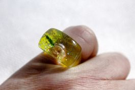 Vintage Space-Age - Ring mit Muschel, Seestern, Seeigel, usw