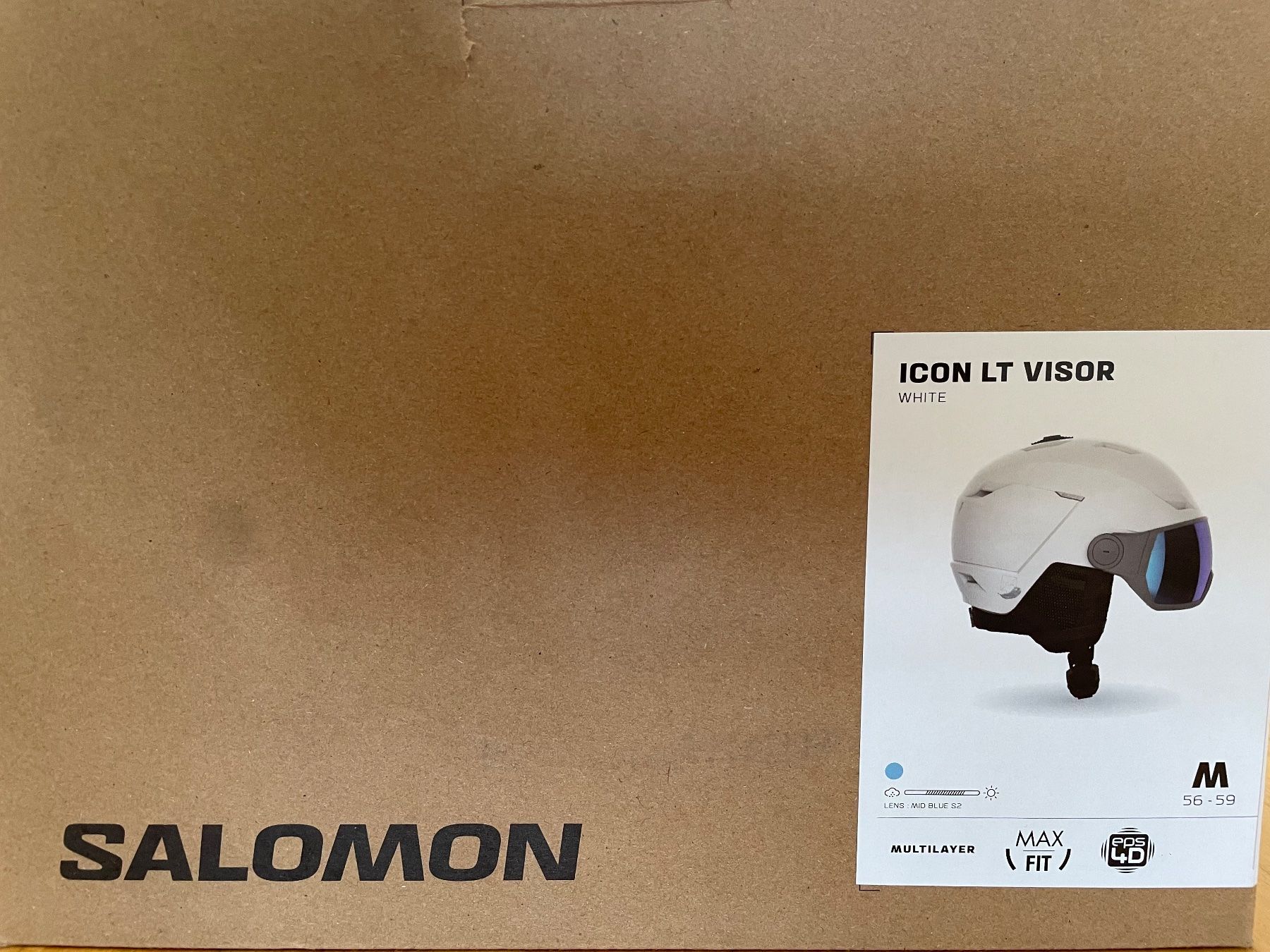 Salomon Caschi: Salomon Ski Helm ICON LT VISOR – Nuovo e nell'imballaggio originale da Ebmatingen venduto da ser_9rdh 1