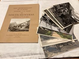 Loetschenthal 9 cartes postales + 6 photos en lot