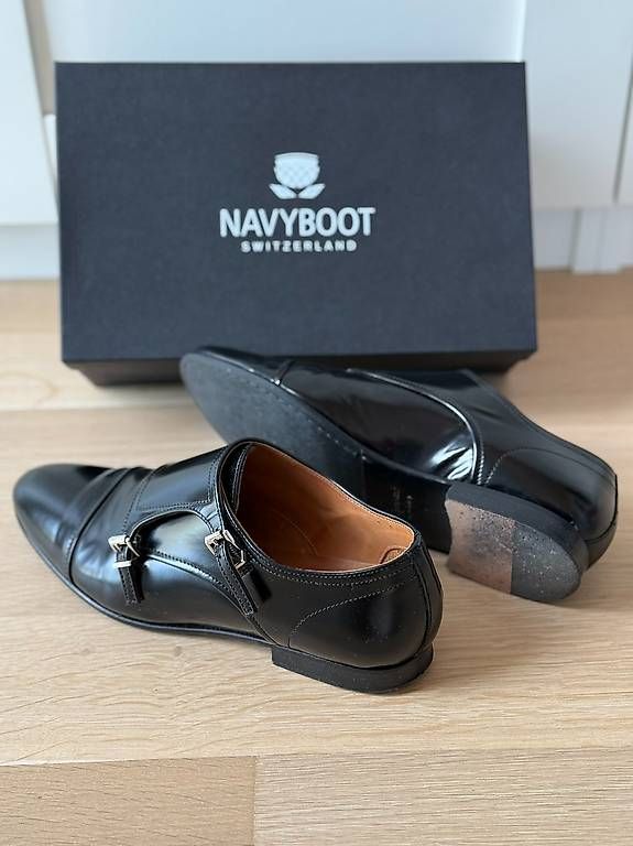 Scarpe da uomo: Business Slipper von Navyboot, schwarz – Usato da St. Gallen venduto da Sabrinaaa 2