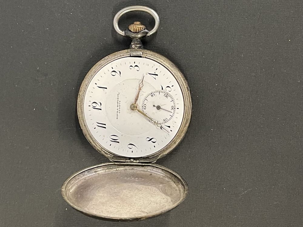 Montre de poche Havila Watch Co, Genève, argent poinconné