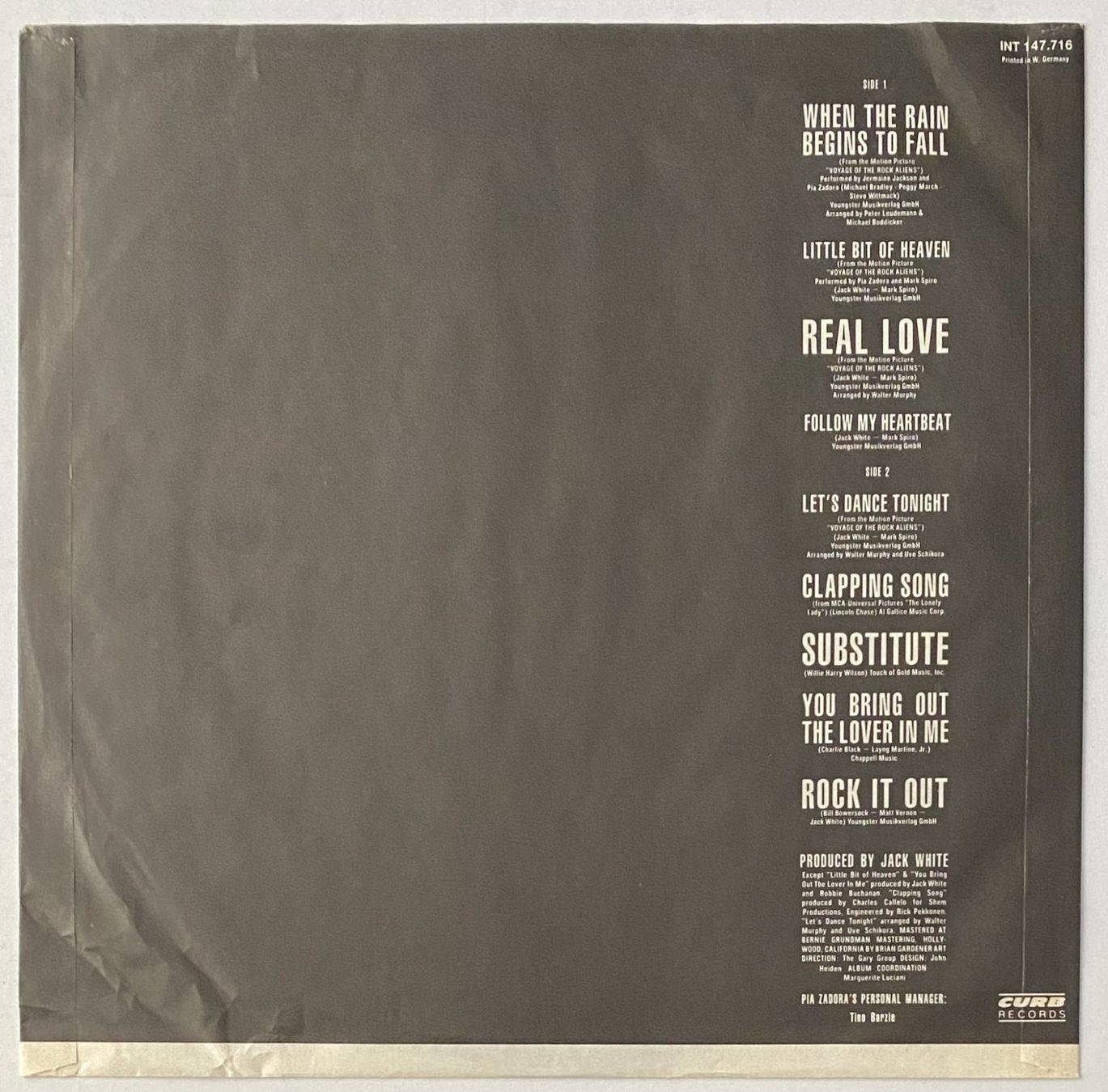 Dischi in vinile: Pia Zadora, Let's Dance Tonight – Usato da Flums venduto da Empe1 3