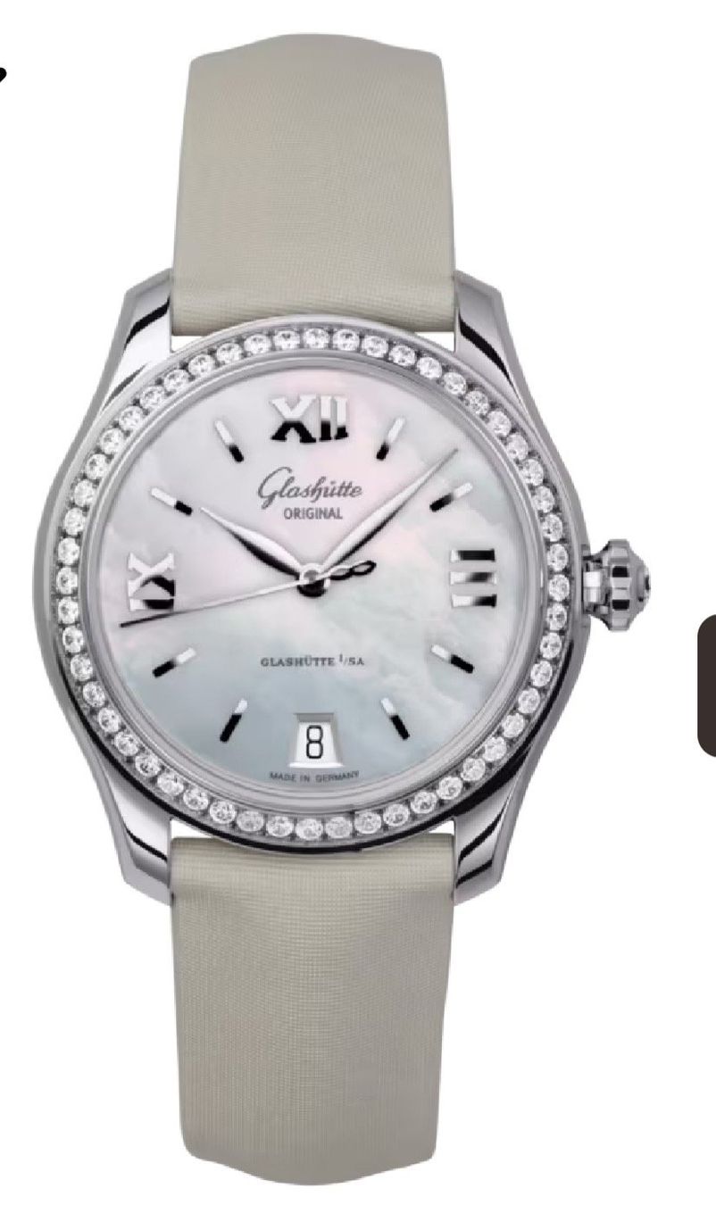 Glashütte Orologi: Glashütte Uhr Serenada mit Brillanten – Nuovo (secondo la descrizione) da Kaltbrunn venduto da silka03
