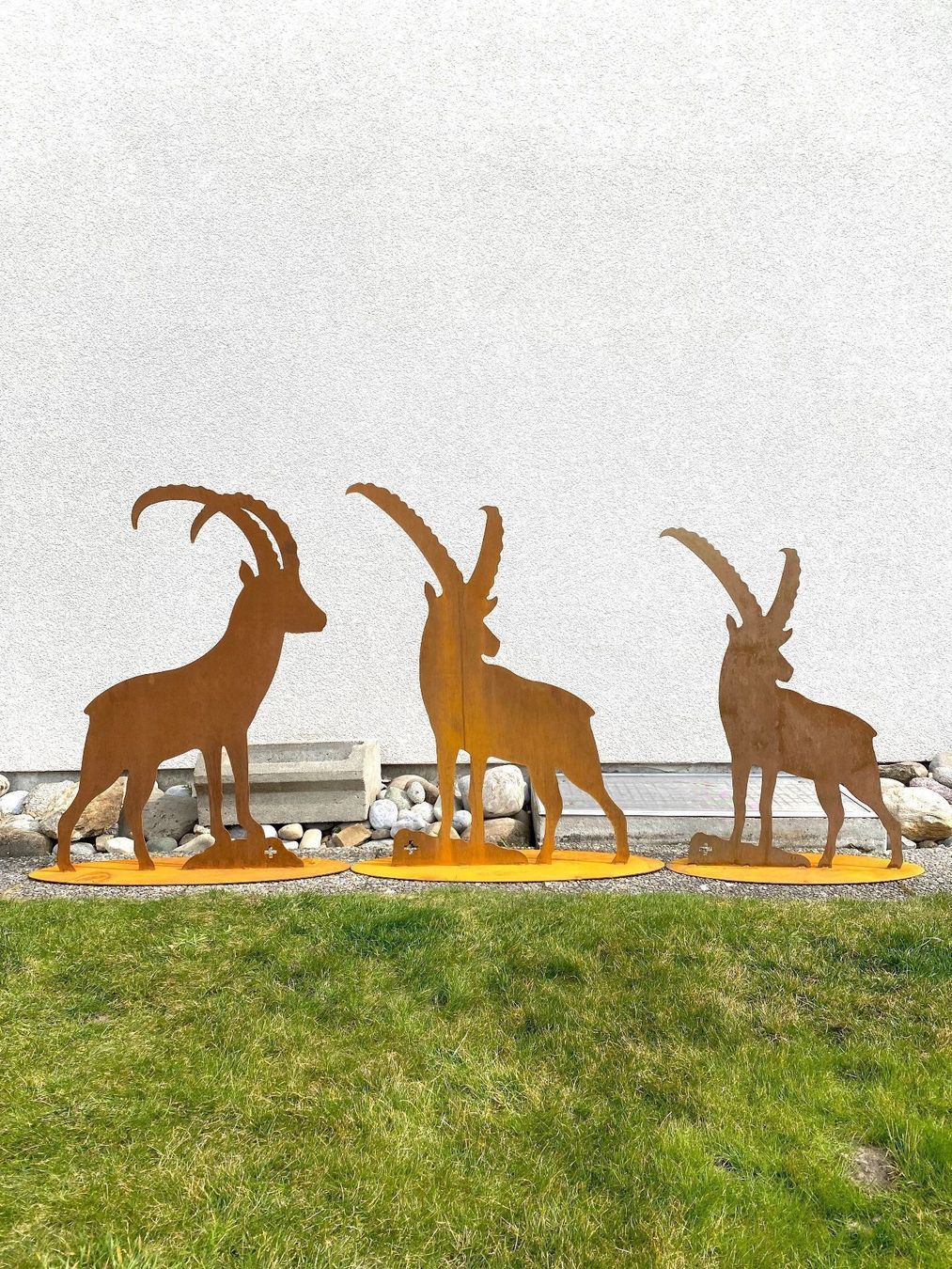 Statuette: Edelrost Steinbock, Steinbock aus Metall, Rostdeko, Deko – Nuovo (secondo la descrizione) da Honau venduto da Freude1234 6