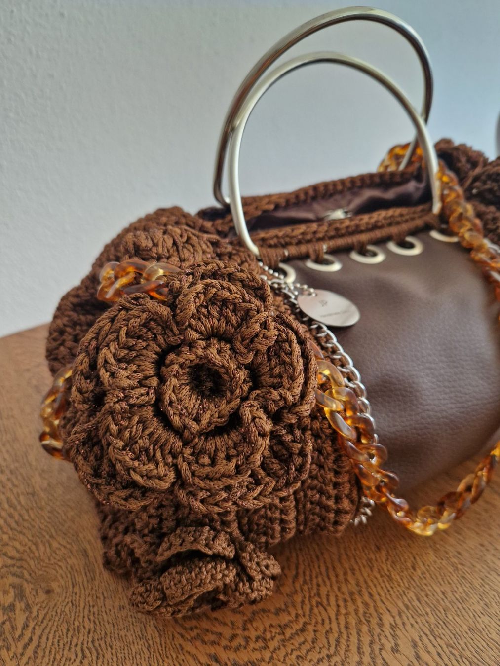Borse da donna: SAC EN CROCHET HANDMADE – Nuovo e nell'imballaggio originale da Camorino venduto da JPHANDMADE1 1