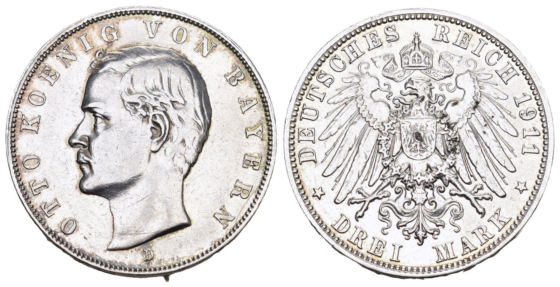 Tutti le monete: Bayern 1911 D – Usato da Bern venduto da numismatictops