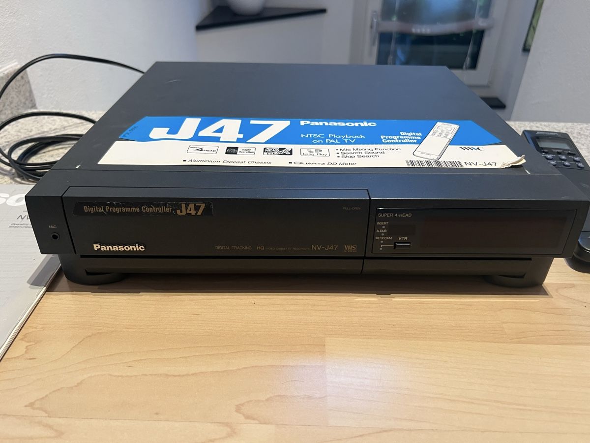 Panasonic Enregistreurs: Panasonic NV-J47 VHS-Videorecorder – Défectueux à Schongau par Retro_Shop 1