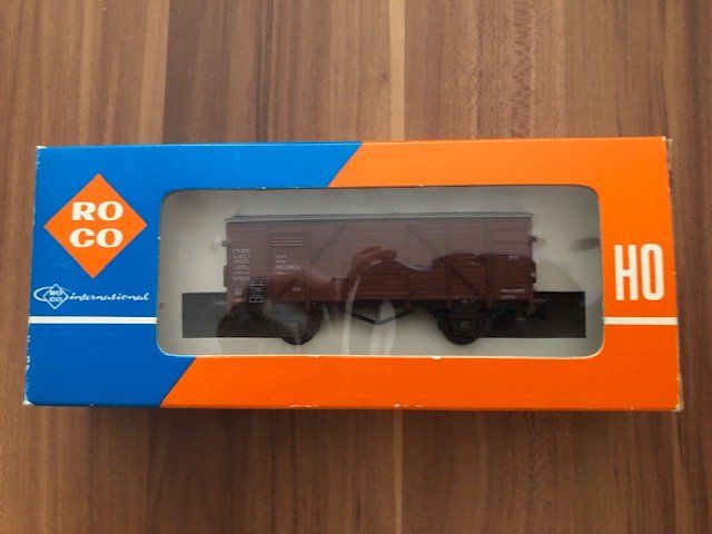 Roco Modellini di ferrovie: Güterwagen Spur H0, ungebraucht, original verpackt – Nuovo e nell'imballaggio originale da Altstätten venduto da Ferto 1