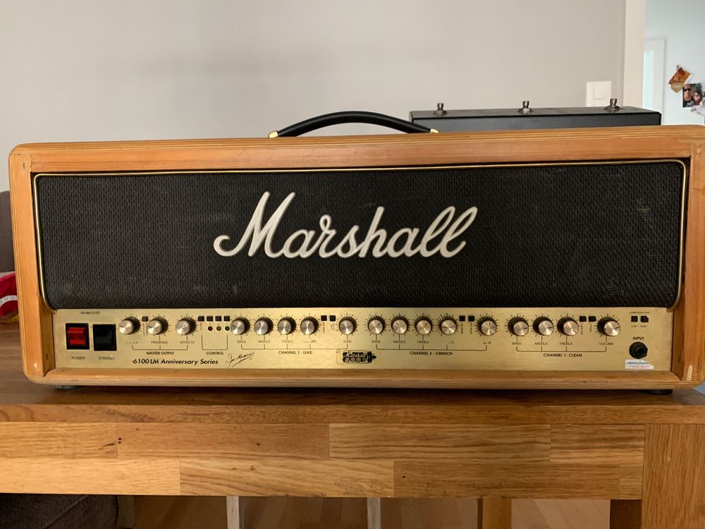 Marshall 5881 Verstärker Holz mit Switch | Kaufen auf Ricardo