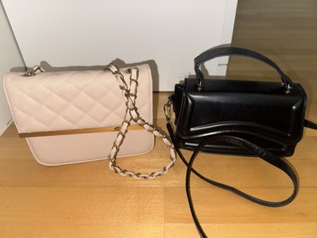 Handtaschen Set: Beige & Schwarz – Sommer Must-Have!