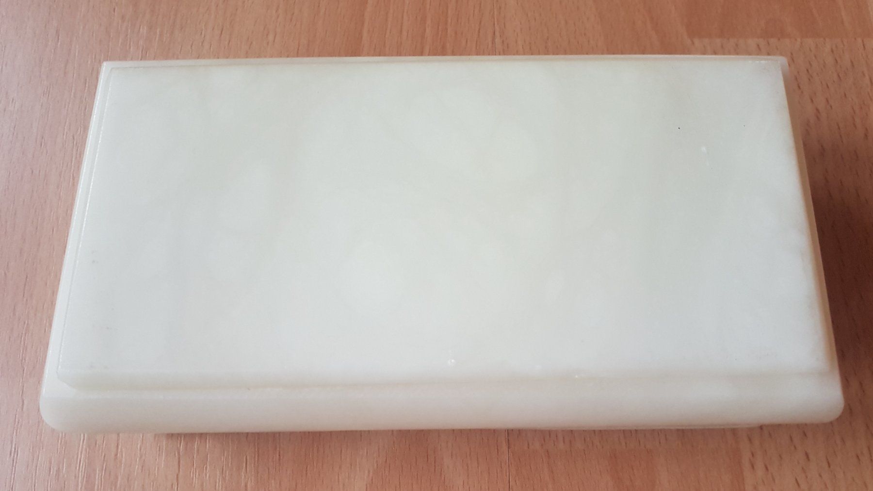Portagioie: STEIN-SCHMUCKSCHATULLE-DOSE (MARMOR?) – Usato da Sax venduto da spazieren 4