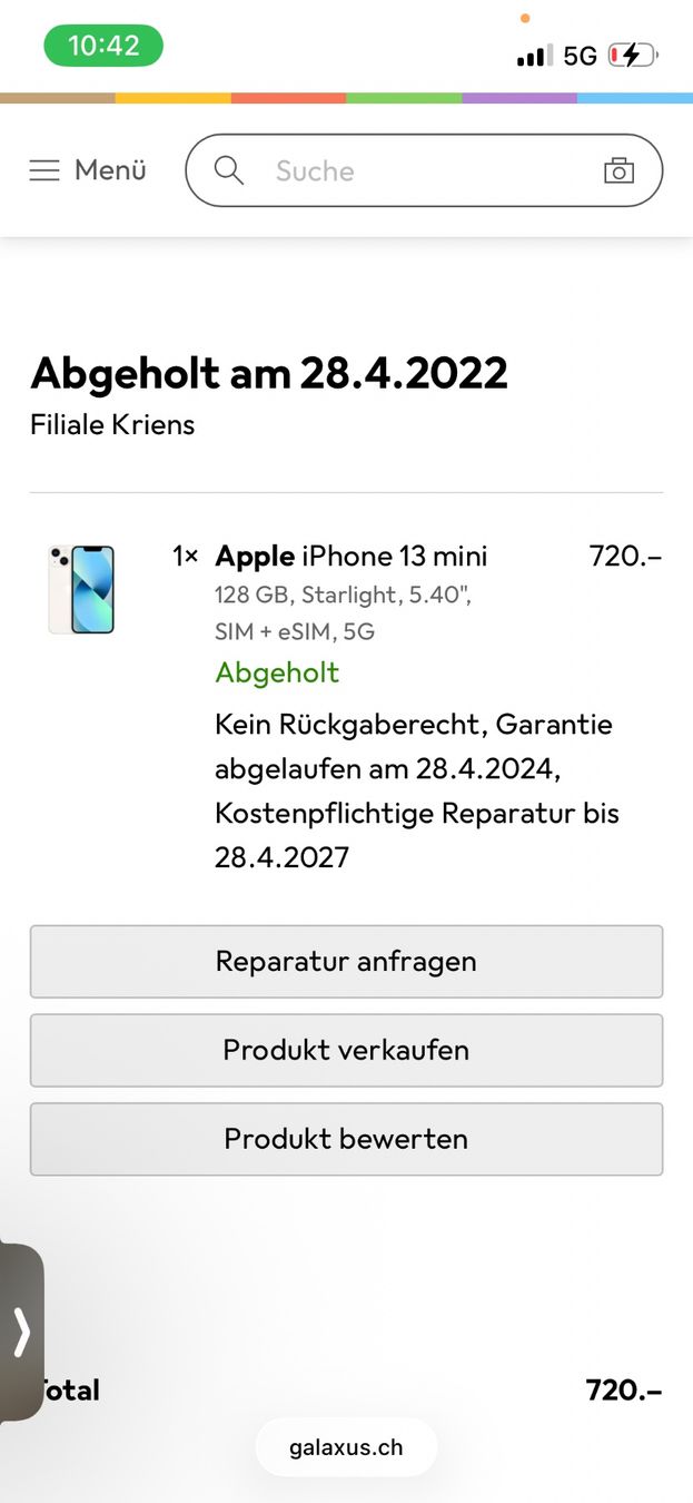 Apple Portables: Apple iPhone 13mini – D'occasion à Meggen par TobeOneS 7