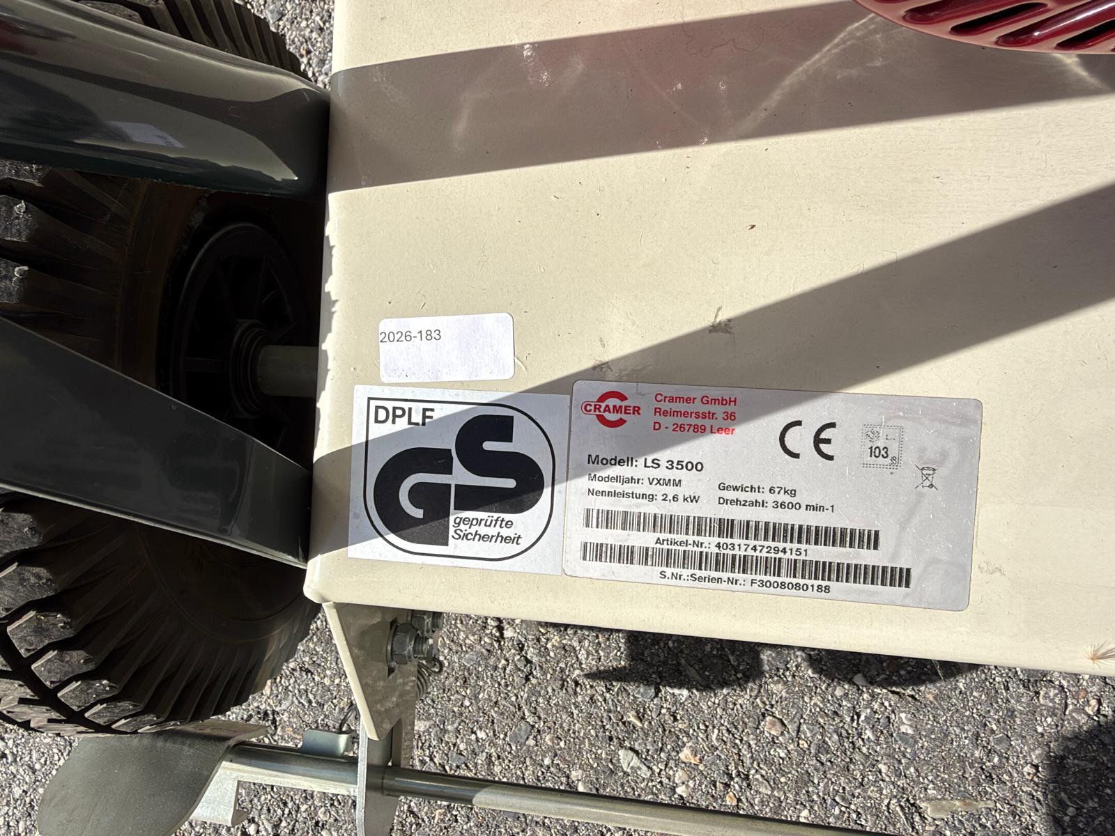 Tutte le macchine: Cramer Benzin Laubsauger LS 3500 - NEU – Nuovo (secondo la descrizione) da DomatEms venduto da ZimmermannAG7013 5
