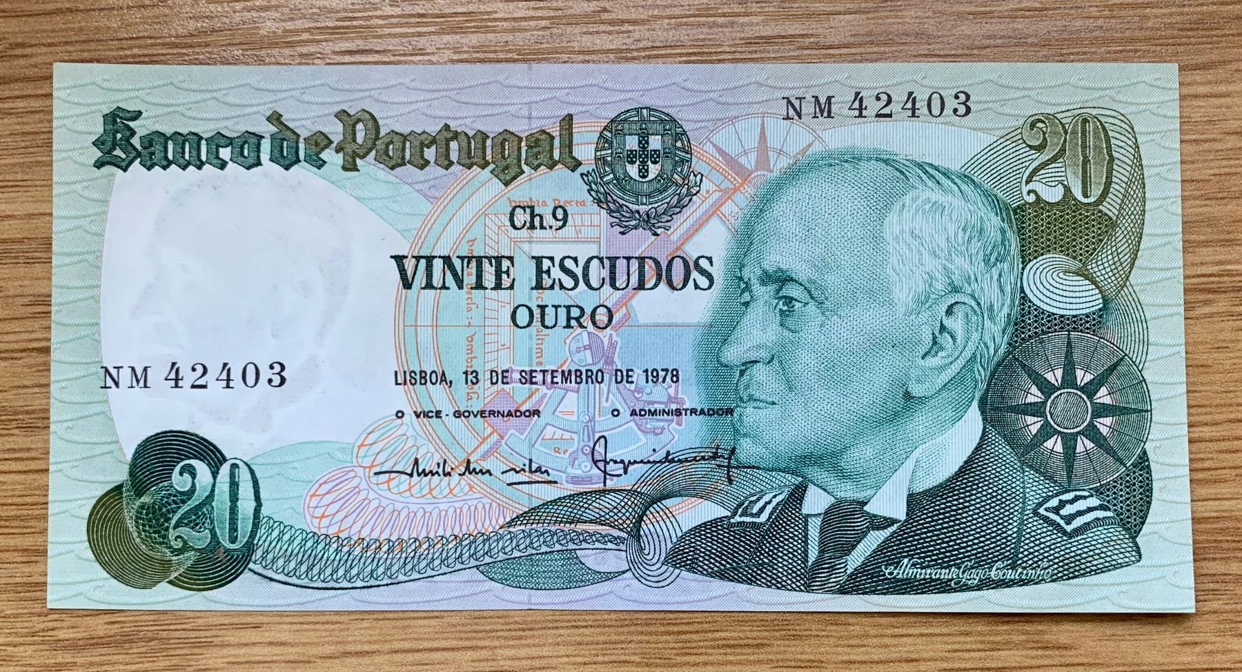 Banconote: 20 Escudos Portugal 1978!!! UNC!!! – Nuovo (secondo la descrizione) da Oberentfelden venduto da NunoLouro