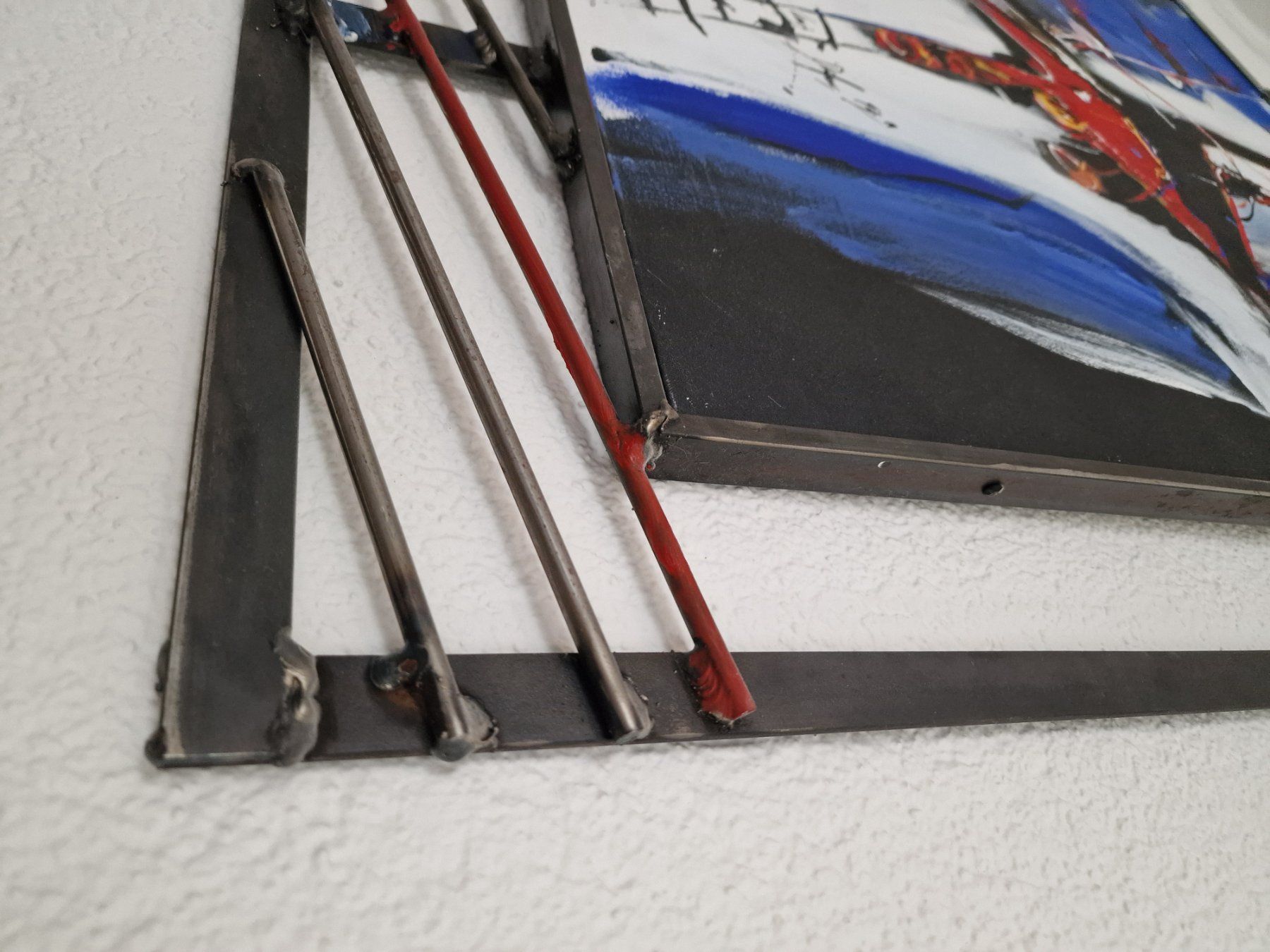 Foto & Immagini: Grosses abstraktes Bild mit Metallrahmen, einmalig! – Usato da Herrliberg venduto da Kuo72 1