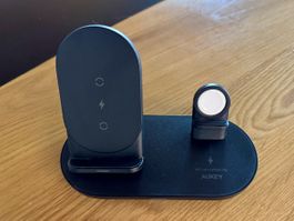 Caricatore wireless 3 in 1 Aukey