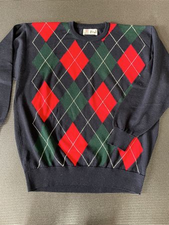 Pull Pringle Argyle Laine Homme Taille M Bon état