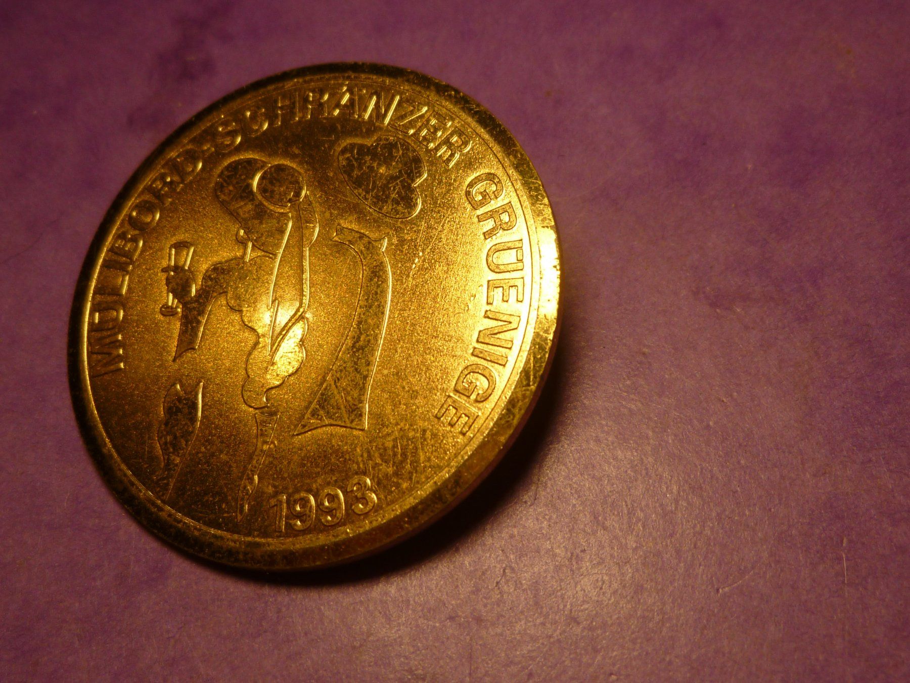 Placchette & Badge: GRÜENIGE 1993 GOLD – Usato da Ried (Muotathal) venduto da Mandarin02