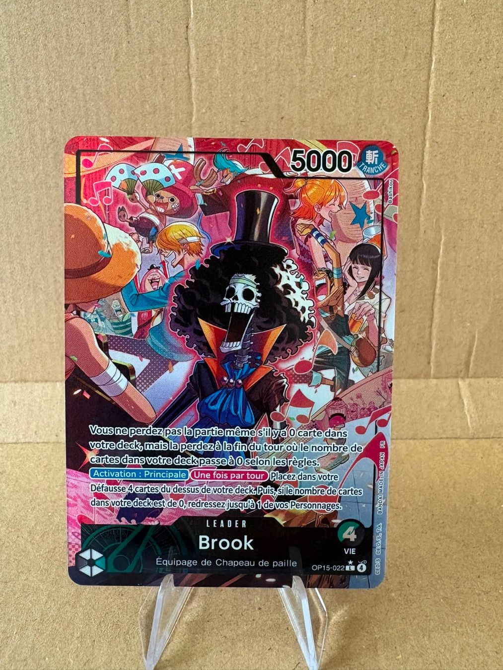 Bandai Carte collezionabili: One Piece TCG - OP15-022 Brook FR – Nuovo (secondo la descrizione) da Birsfelden venduto da alex4127