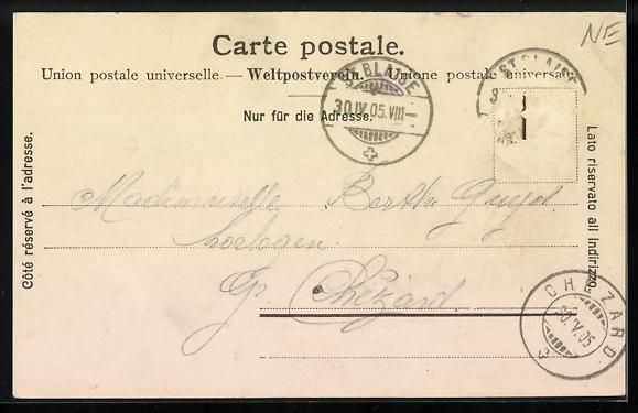 Ansichtskarten: AK St. Blaise, Vue générale, 1905 – Gebraucht aus Berlin von bartko-reher 1