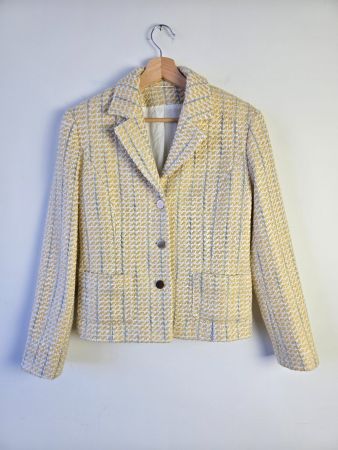 Vintage Blazer, gelb, Größe M, sehr guter Zustand