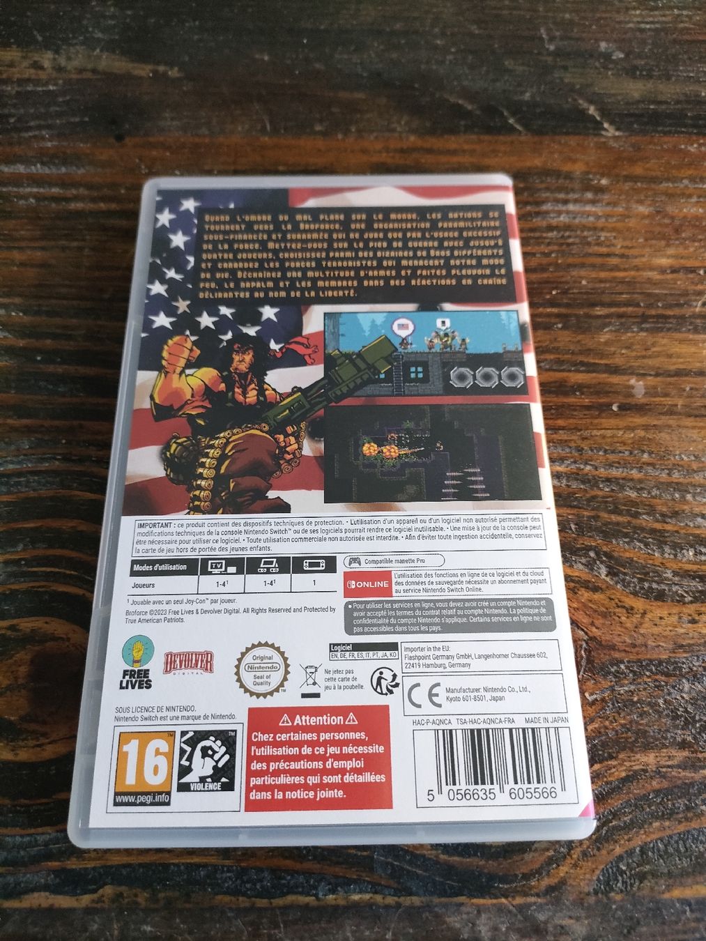 Nintendo Giochi: Broforce Forever sur Switch – Usato da La Chaux-de-Fonds venduto da nwa_w9zt 1