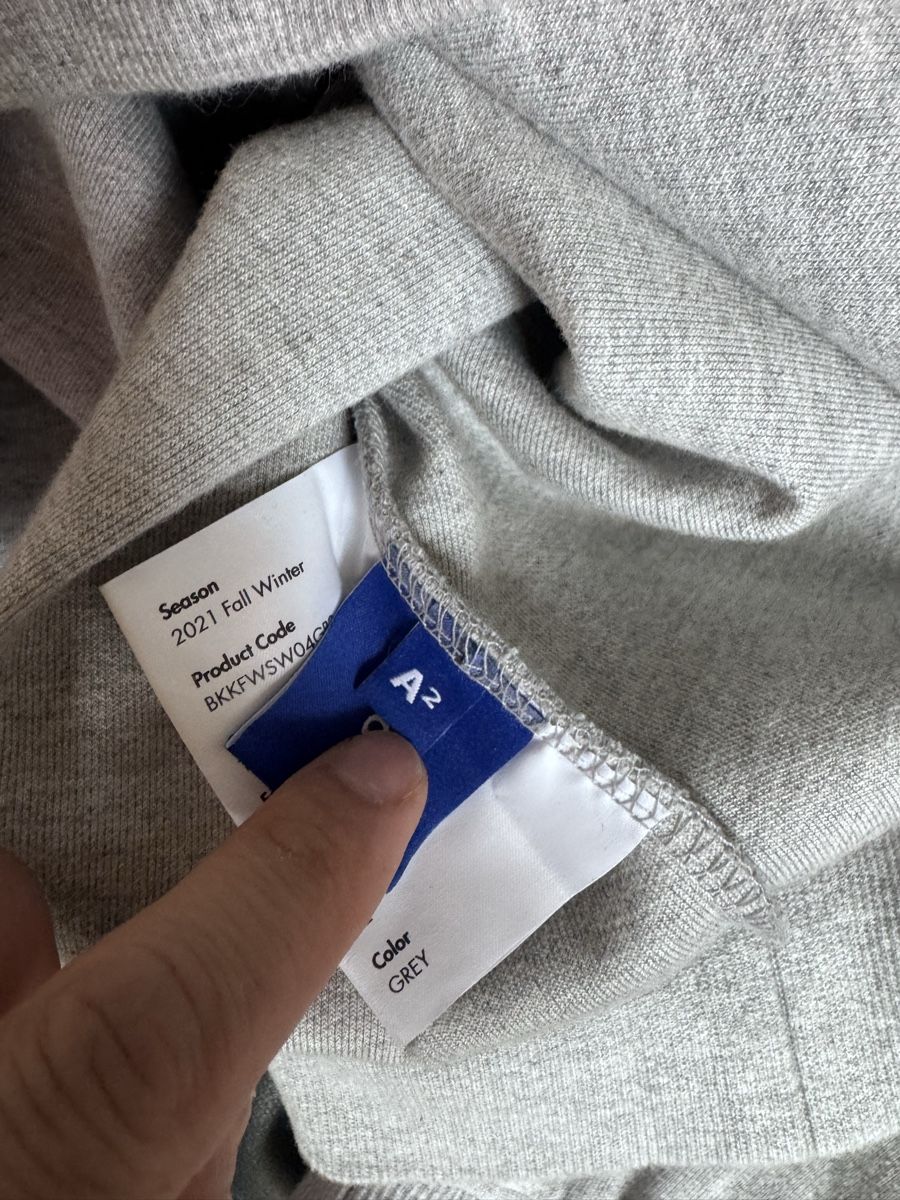 Pulls & Sweat-shirts: Sweatshirt Ader Error x Maison Kitsune grau Grösse A2 – Neuf (Voir description) à Luzern par dannaddannad 7