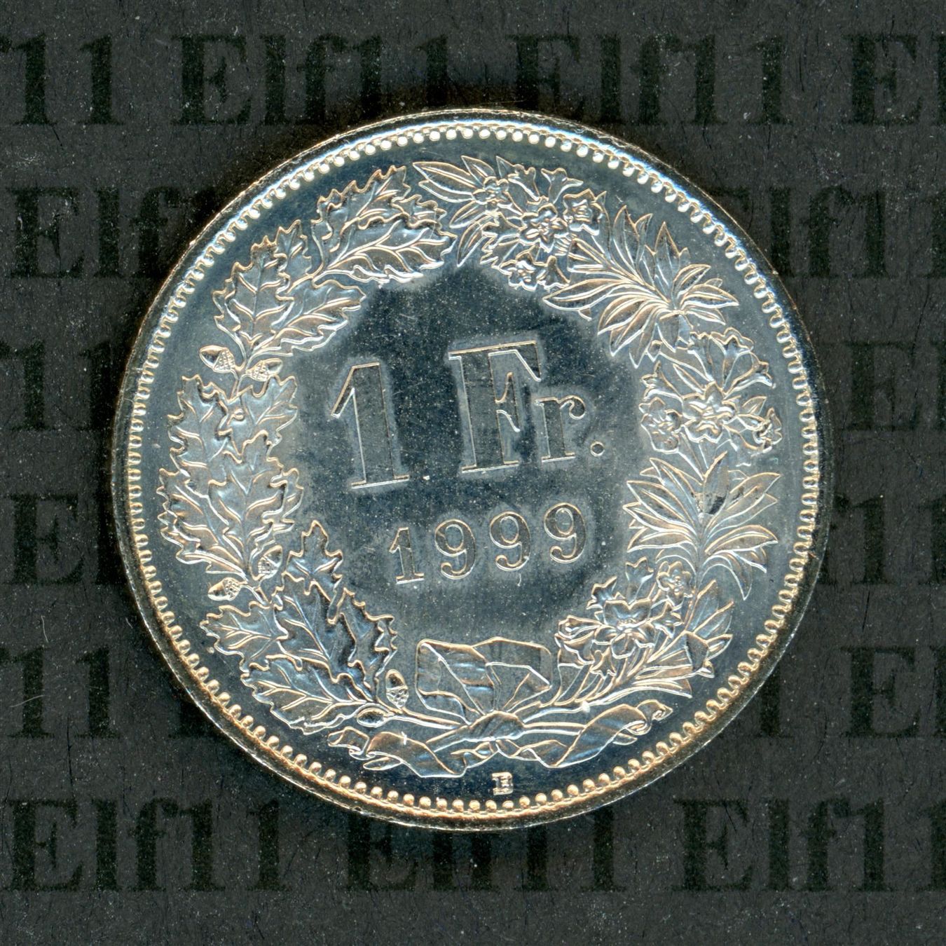 Tutti le monete: CHF___1.00 1999 -stgl 1 Franken – Usato da Widnau venduto da Elf11