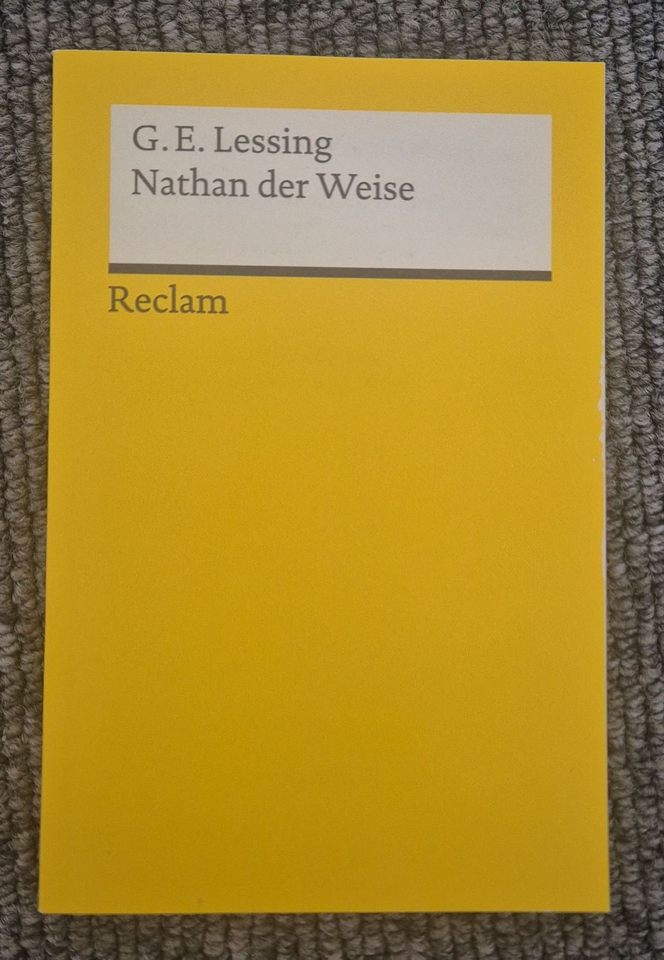 Libri: Nathan der Weise - G.E. Lessing – Usato da Luzern venduto da manuel_hofer