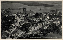 Püttlingen-Saar. Original-Fliegeraufnahme (Marken Saargeb.)