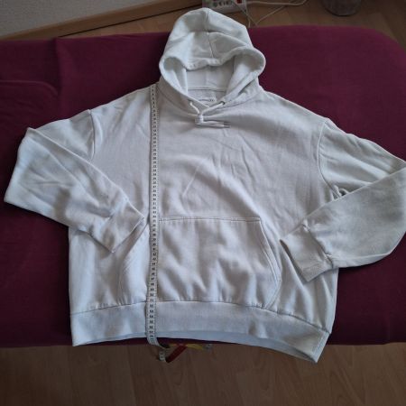 Kapuzenpullover Even&Odd weiss gebraucht guter Zustand Gr.M