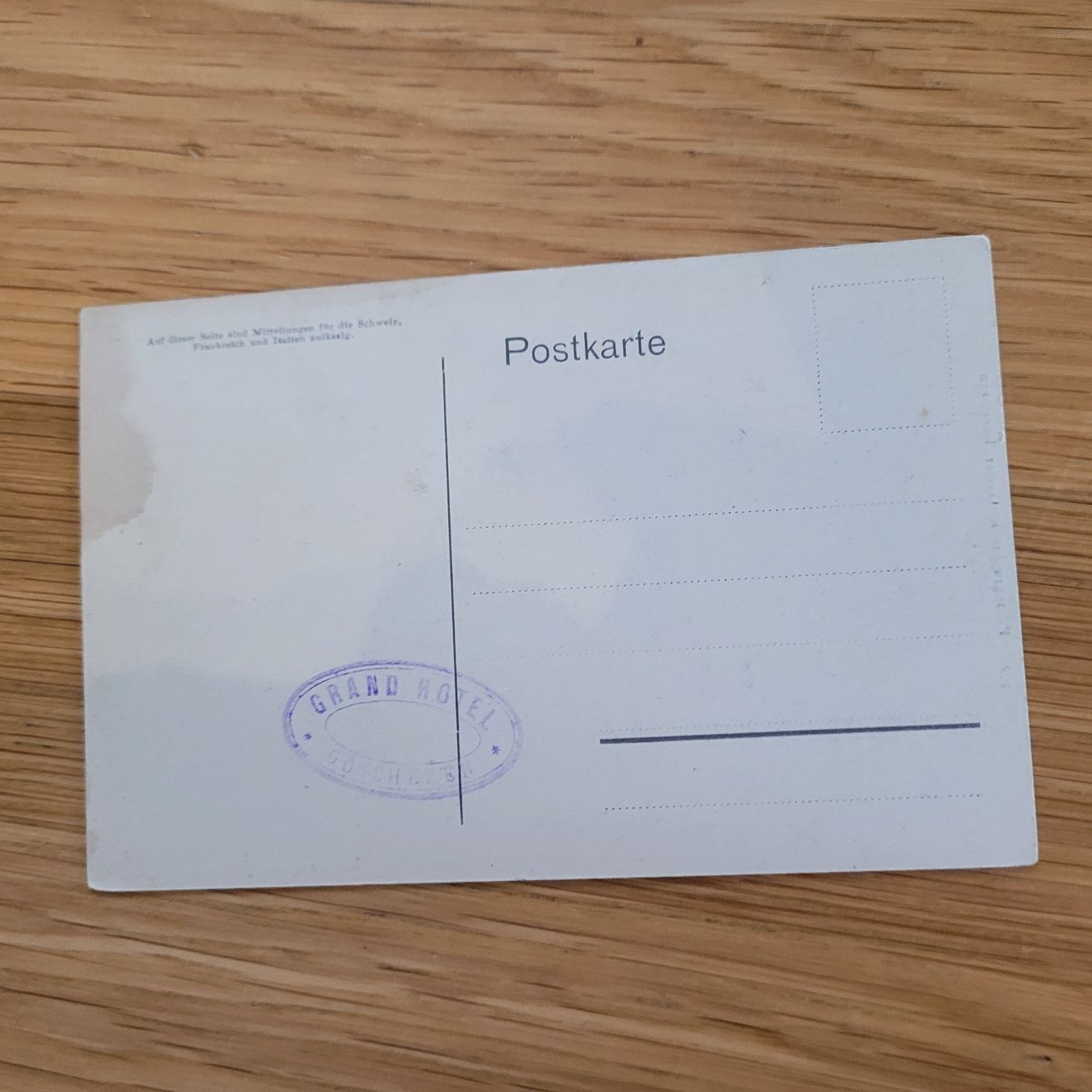 Cartoline postali: Carte Postale Gotthardstrasse – Usato da Biel/Bienne venduto da Destockweb 1