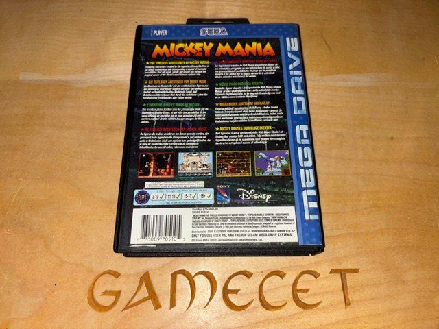 Sega Spiele: Mickey Mania Disney Sega Mega Drive – Gebraucht aus Steinach von Gamecet 2