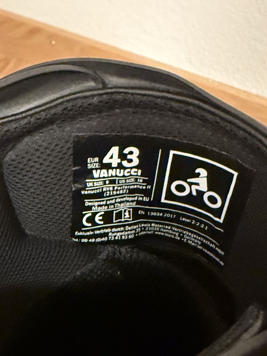 Vanucci Scarpe da uomo: Vanucci RV6 Performance II Motorradstiefel Grösse 43 – Usato da Luzern venduto da Jack_flow26 4