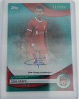 Cody Gakpo Topps Autograph Liverpool FC Karte 030/250