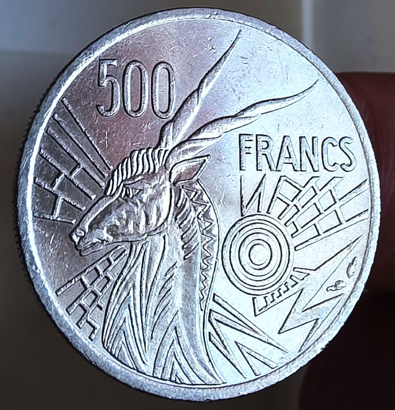 Tutti le monete: CENTRAL AFRICA 500 FRANCS 1977 E – Nuovo (secondo la descrizione) da Winterthur venduto da Creso70