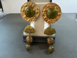 Vintage Ohrringe Clips Luxus Modeschmuck  