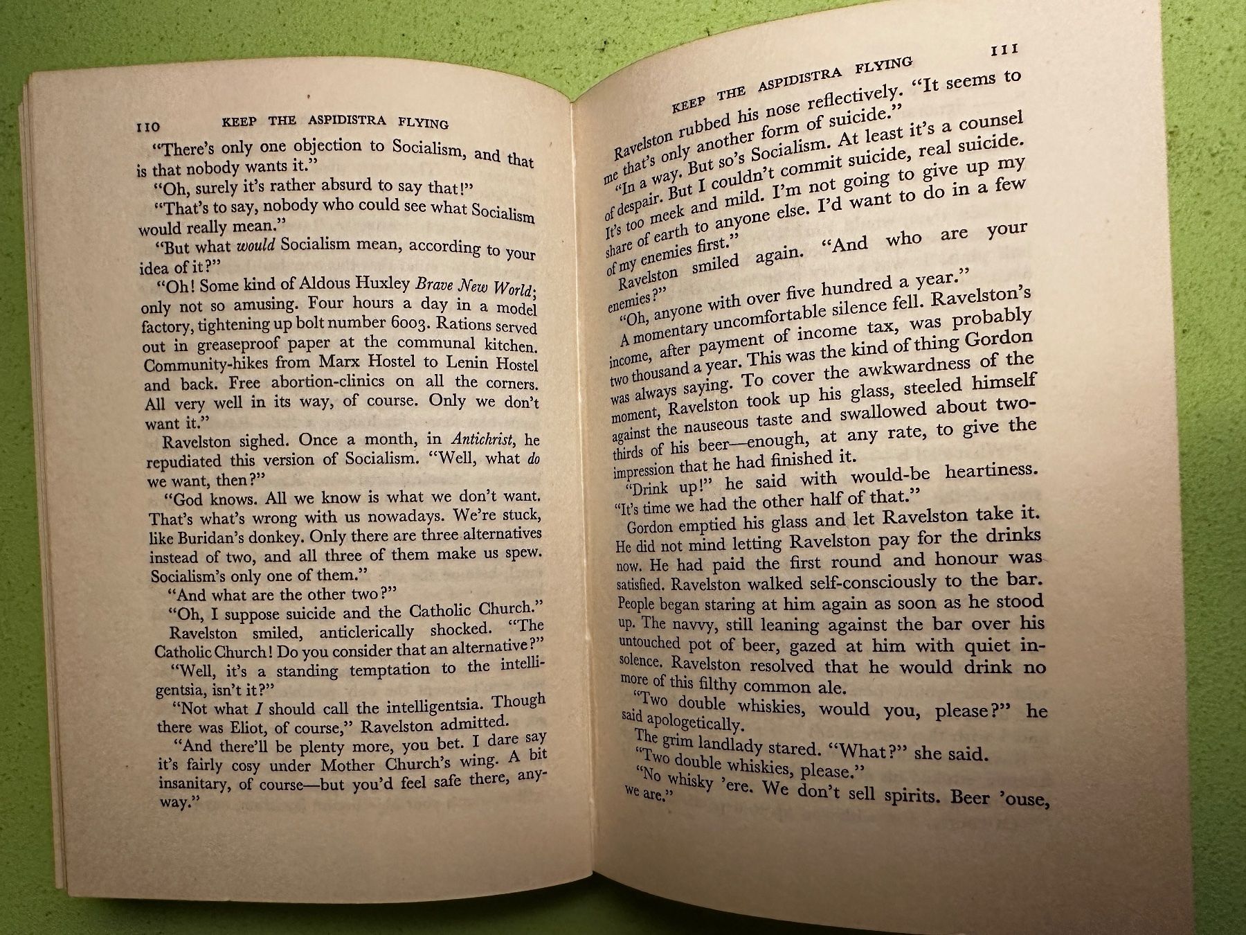 Libri: George Orwell: Keep the aspidistra flying. 1962 – Usato da Zürich venduto da allp 7